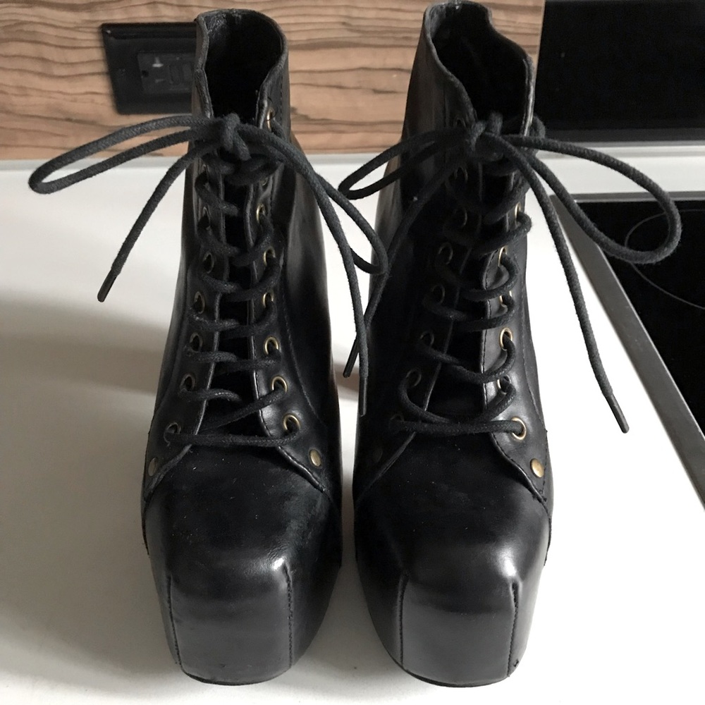 Jeffrey Campbell Havana Lane lace up booties